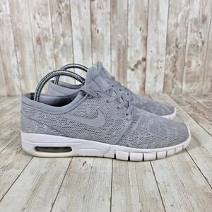Nike Stefan Janoski Max Grey Mesh‎ Sneakers Casual Shoes Women's Size 7